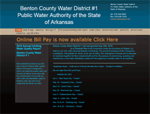 Tablet Screenshot of bentoncountywater.com